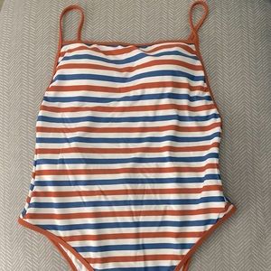 Striped Aerie Swimsuit